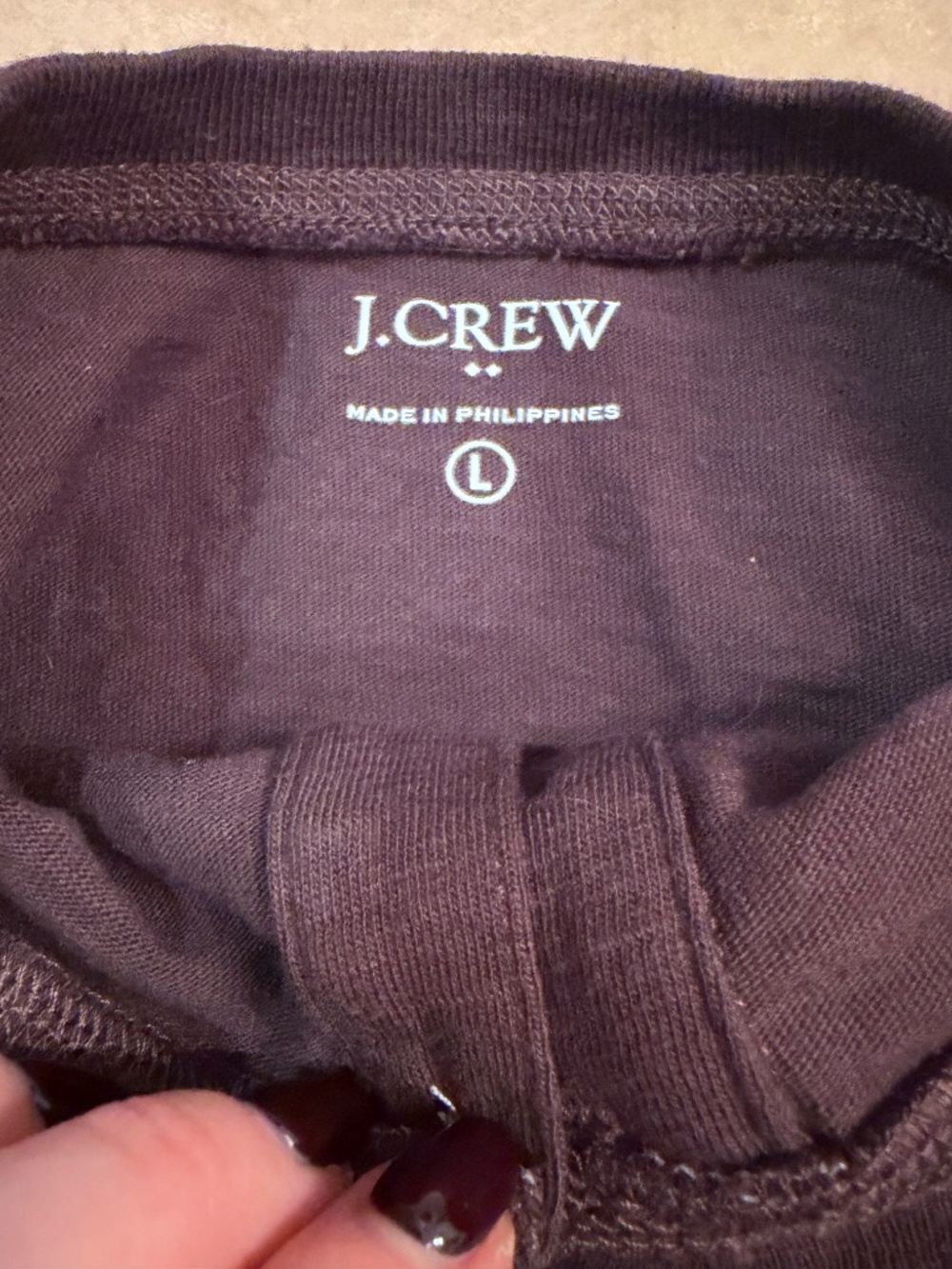 NWOT MEN'S JCREW COTTON HENLEY 100% COTTON TEE - Picture 2 of 2